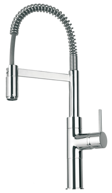 Latoscana Elba Single Handle Kitchen Faucet With Spring Sprout In Chrome touch on bathroom sink faucets Latoscana